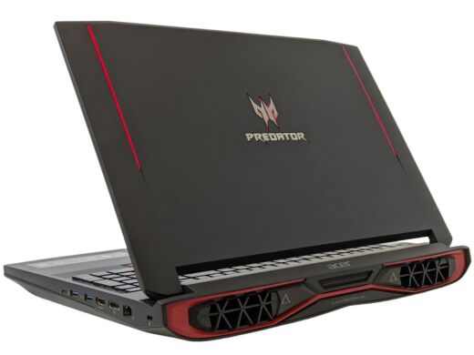 Ігровий ноутбук Acer Predator 17X GX-792-753R / 17.3" (1920x1080) IPS / Intel Core i7-7820HK (4 (8) ядра по 2.9 - 3.9 GHz) / 32 GB DDR4 / 512 GB SSD + 1000 GB HDD / nVidia GeForce GTX 1080, 8 GB GDDR5, 256-bit / DisplayPort