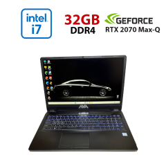 Ігровий ноутбук Б-клас Clevo Lambda P960RF / 15.6" (1920x1080) IPS / Intel Core i7-9750H (6 (12) ядер по 2.6 - 4.5 GHz) / 32 GB DDR4 / 512 GB SSD / nVidia GeForce RTX 2070 Max-Q, 8 GB GDDR6, 256-bit / NoWebCam