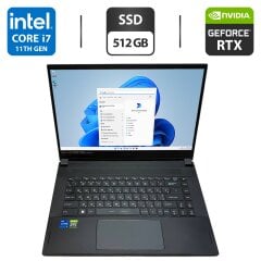 Ігровий ноутбук MSI Creator 15 A11UH / 15.6" (3840x2160) OLED / Intel Core i7-11800H (8 (16) ядер по 1.9 - 4.6 GHz) / 16 GB DDR4 / 512 GB SSD / nVidia GeForce RTX 3080, 8 GB GDDR6, 256-bit / WebCam