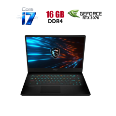 Ігровий ноутбук MSI GP66 Leopard 10UG-296NE / 15.6" (1920x1080) IPS / Intel Core i7-10750H (6 (12) ядер по 2.6 - 5.0 GHz) / 16 GB DDR4 / 240 GB SSD / nVidia GeForce RTX 3070, 8 GB GDDR6, 256-bit / WebCam