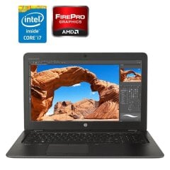 Мобільна робоча станція HP ZBook 15u G4 / 15.6" (1920x1080) TN Touch / Intel Core i7-7500U (2 (4) ядра по 2.7 - 3.5 GHz) / 16 GB DDR4 / 256 GB SSD + 500 GB HDD / AMD FirePro W4190M, 2 GB GDDR5, 128-bit / WebCam