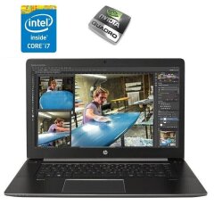 Мобільна робоча станція HP ZBook Studio G3 / 15.6" (1920x1080) IPS / Intel Core i7-6700HQ (4 (8) ядра по 2.6 - 3.5 GHz) / 32 GB DDR4 / 960 GB SSD / nVidia Quadro M1000M, 4 GB GDDR5, 128-bit / WebCam
