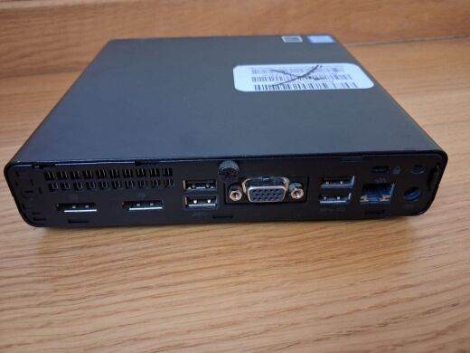 Неттоп HP ProDesk 600 G4 USFF / Intel Core i3-8100T (4 ядра по 3.1 GHz) / 8 GB DDR4 / 256 GB SSD / Intel UHD Graphics 630 / DisplayPort + Блок живлення Неттоп HP ProDesk 600 G4 USFF / Intel Core i3-8100T (4 ядра по 3.1 GHz) / 8 GB DDR4 / 256 GB SSD / Intel UHD Graphics 630 / DisplayPort + Блок живлення