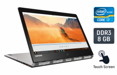 Ноутбук-трансформер Б-класс Lenovo Yoga 900-13 ISK / 13.3" (3200x1800) IPS Touch / Intel Core i7-6500U (2 (4) ядра по 2.5 - 3.1 GHz) / 8 GB DDR3 / 512 GB SSD / Intel HD Graphics 520 / WebCam / Windows 10