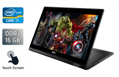 Нетбук-трансформер Dell Latitude 5289 / 12.5" (1920x1080) IPS Touch / Intel Core i7-7600U (2 (4) ядра по 2.8 - 3.9 GHz) / 16 GB DDR3 / 480 GB SSD / Intel HD Graphics 620 / WebCam / Windows 10