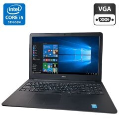 Ноутбук Dell Latitude 3550 / 15.6" (1366x768) TN / Intel Core i5-5200U (2 (4) ядра по 2.2 - 2.7 GHz) / 8 GB DDR3 / 500 GB HDD / Intel HD Graphics 5500 / WebCam