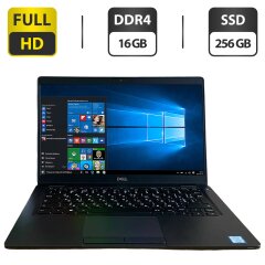 Ноутбук Dell Latitude 5300 / 13.1" (1920x1080) TN / Intel Core i5-8365U (4 (8) ядра по 1.6 - 4.1 GHz) / 16 GB DDR4 / 256 GB SSD / Intel UHD Graphics / WebCam / HDMI