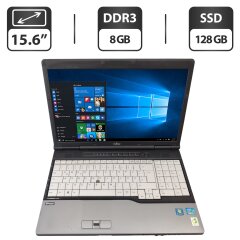 Ноутбук Fujitsu LifeBook E752 / 15.6" (1600x900) TN / Intel Core i5-3230M (2 (4) ядра по 2.6 - 3.2 GHz) / 8 GB DDR3 / 128 GB SSD / Intel HD Graphics 4000