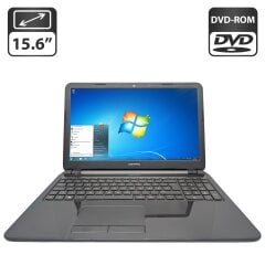 Ноутбук HP Compaq 15 / 15.6" (1366x768) TN / AMD E1-2100 (2 ядра по 1.0 GHz) / 4 GB DDR3 / 250 GB HDD / AMD Radeon HD 8210 Graphics / WebCam / DVD-ROM / АКБ не держит