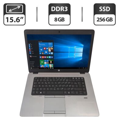 Ноутбук HP EliteBook 850 G1 / 15.6" (1366x768) TN / Intel Core i5-4210U (2 (4) ядра по 2.4 - 2.7 GHz) / 8 GB DDR3 / 256 GB SSD / Intel HD Graphic 4400 / WebCam