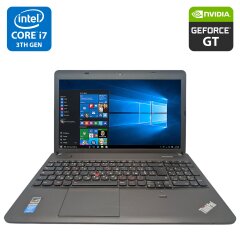 Ноутбук Lenovo ThinkPad E531 / 15.6" (1366x768) TN / Intel Core i7-3632QM (4 (8) ядер по 2.2 - 3.2GHz) / 8 GB DDR3 / 500 GB HDD / nVidia GeForce GT 740M, 2 GB GDDR3, 64-bit / WebCam / DVD-ROM