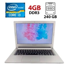 Ноутбук Lenovo ThinkPad M30-70 / 15.6" (1366x768) TN / Intel Core i3-4030U (2 (4) ядра по 1.9 GHz) / 4 GB DDR3 / 240 GB SSD / Intel HD Graphics 4400 / WebCam