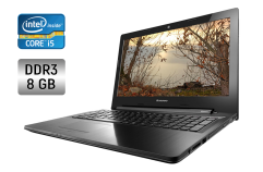 Ноутбук Lenovo Z50 / 15.6" (1920x1080) TN / Intel Core i5-4210U (2 (4) ядра по 1.7 - 2.7 GHz) / 8 GB DDR3 / 170 GB SSD / Intel HD Graphics 4400 / WebCam / DVD-RW