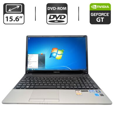Ноутбук Samsung NP300E5A / 15.6" (1366x768) TN / Intel Core i3-2350M (2 (4) ядра по 2.3 GHz) / 6 GB DDR3 / 320 GB HDD / nVidia GeForce GT 520MX, 1 GB GDDR3, 64-bit / WebCam / DVD-ROM