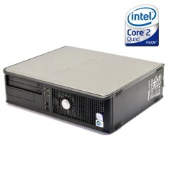ПК Dell OptiPlex 760 Desktop / Intel Core 2 Quad Q8400 (4 ядра по 2.66 GHz) / 4 GB DDR2 / 320 GB HDD / Intel GMA 4500 Graphics