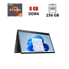 Ультрабук-трансформер Б-класс HP Envy 15-ey0013dx / 15.6" (1920x1080) IPS Touch / AMD Ryzen 5 5625U (6 (12) ядер по 2.3 - 4.3 GHz) / 8 GB DDR4 / 256 GB SSD / AMD Radeon Vega Graphics / WebCam