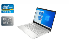 Ультрабук Б-класс HP 15-dy2046nr / 15.6" (1366x768) TN Touch / Intel Core i3-1115G4 (2 (4) ядра по 3.0 - 4.1 GHz) / 16 GB DDR4 / 512 GB SSD / Intel UHD Graphics / WebCam / Windows 10