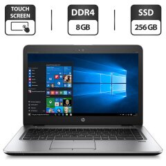 Ультрабук HP EliteBook 840 G3 / 14" (1920x1080) TN Touch / Intel Core i7-6600U (2 (4) ядра по 2.6 - 3.4 GHz) / 8 GB DDR4 / 256 GB SSD / Intel HD Graphics 520 / WebCam / DisplayPort