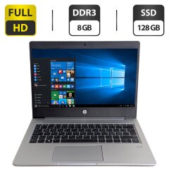 Ультрабук HP ProBook 430 G6 / 13.3" (1920x1080) TN / Intel Core i5-8265U (4 (8) ядра по 1.6 - 3.9 GHz) / 8 GB DDR3 / 128 GB SSD / Intel UHD Graphics / WebCam
