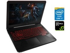 Игровой ноутбук Asus TUF Gaming FX504GE / 15.6" (1920x1080) IPS / Intel Core i7-8750H (6 (12) ядер по 2.2 - 4.1 GHz) / 8 GB DDR4 / 256 GB SSD / nVidia GeForce GTX 1050 Ti, 4 GB GDDR5, 128-bit / WebCam