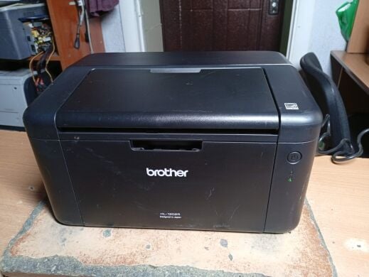 Принтер Б-класс Brother HL-1202R / Лазерная монохромная печать / 2400x600 dpi / A4 / 20 стр/мин / USB 2.0