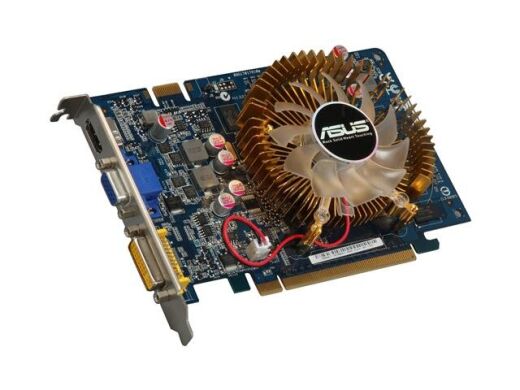 Дискретная видеокарта Asus GeForce 9500 GT, 512 MB DDR2, 128-bit / 1x HDMI, 1x DVI, 1x VGA