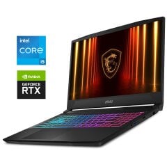 Новий ігровий ноутбук MSI Katana 15 HX B14WFK / 15.6" (1920x1080) IPS / Intel Core i5-14450HX (10 (16) ядер по 2.4 - 4.8 GHz) / 24 GB DDR5 / 512 GB SSD M.2 / nVidia GeForce RTX 5060, 8 GB GDDR7, 128-bit / WebCam