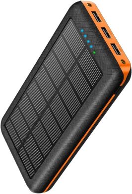 Новий Power Bank PSOOO PS-157 Solar Power / 30000 mAh / 10.5W / 5V/2.1A