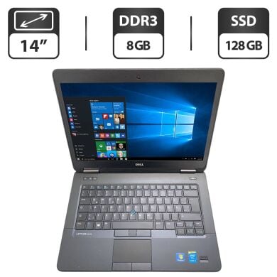 Ноутбук Б-класс Dell Latitude E5440 / 14" (1366x768) TN / Intel Core i5-4310U (2 (4) ядра по 2.0 - 3.0 GHz) / 8 GB DDR3 / 128 GB SSD / Intel HD Graphics 5500 / WebCam Ноутбук Б-класс Dell Latitude E5440 / 14" (1366x768) TN / Intel Core i5-4310U (2 (4) ядра по 2.0 - 3.0 GHz) / 8 GB DDR3 / 128 GB SSD / Intel HD Graphics 5500 / WebCam