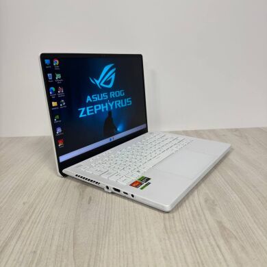 Игровой ультрабук Asus ROG Zephyrus G14 GA402XY / 14" (2560x1600) IPS / AMD Ryzen 9 7940HS (8 (16) ядер по 4.0 - 5.2 GHz) / 32 GB DDR5 / 1000 GB SSD NVMe / nVidia GeForce RTX 4090, 16 GB GDDR6, 256-bit / WebCam