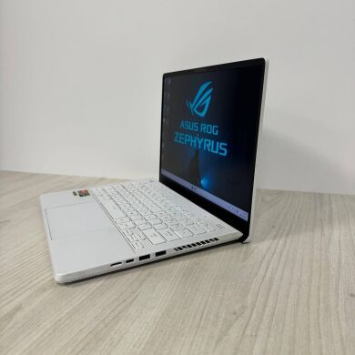 Игровой ультрабук Asus ROG Zephyrus G14 GA402XY / 14" (2560x1600) IPS / AMD Ryzen 9 7940HS (8 (16) ядер по 4.0 - 5.2 GHz) / 32 GB DDR5 / 1000 GB SSD NVMe / nVidia GeForce RTX 4090, 16 GB GDDR6, 256-bit / WebCam