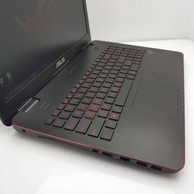 Игровой ноутбук Asus ROG GL551JM / 15.6" (1920х1080) IPS / Intel Core i7-4710HQ (4 (8) ядра по 2.5 - 3.5 GHz) / 16 GB DDR3 / 512 GB SSD+240 GB SSD / nVidia GeForce GTX 860M, 2 GB GDDR5, 128-bit / WebCam / DVD-ROM Игровой ноутбук Asus ROG GL551JM / 15.6" (1920х1080) IPS / Intel Core i7-4710HQ (4 (8) ядра по 2.5 - 3.5 GHz) / 16 GB DDR3 / 512 GB SSD+240 GB SSD / nVidia GeForce GTX 860M, 2 GB GDDR5, 128-bit / WebCam / DVD-ROM
