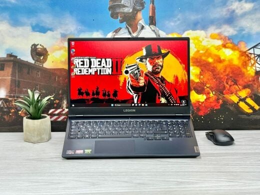 Игровой ноутбук Lenovo Legion 5 15ACH6H / 15.6" (1920x1080) IPS / AMD Ryzen 7 5800H (8 (16) ядер по 3.2 - 4.4 GHz) / 16 GB DDR4 / 1000 GB SSD / nVidia GeForce RTX 3070, 8 GB GDDR6, 256-bit / WebCam / Win 11 Home
