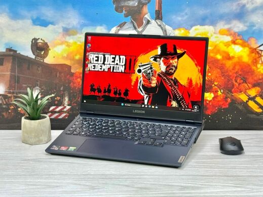Игровой ноутбук Lenovo Legion 5 15ACH6H / 15.6" (1920x1080) IPS / AMD Ryzen 7 5800H (8 (16) ядер по 3.2 - 4.4 GHz) / 16 GB DDR4 / 1000 GB SSD / nVidia GeForce RTX 3070, 8 GB GDDR6, 256-bit / WebCam / Win 11 Home