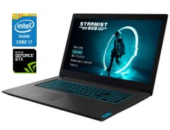 Игровой ноутбук Lenovo IdeaPad L340-15IRH Gaming / 15.6" (1920x1080) IPS / Intel Core i7-9750H (6 (12) ядер по 2.6 - 4.5 GHz) / 16 GB DDR4 / 256 GB SSD M.2 + 1000 GB HDD / nVidia GeForce GTX 1650, 4 GB GDDR5, 128-bit / WebCam / Win 11 Home