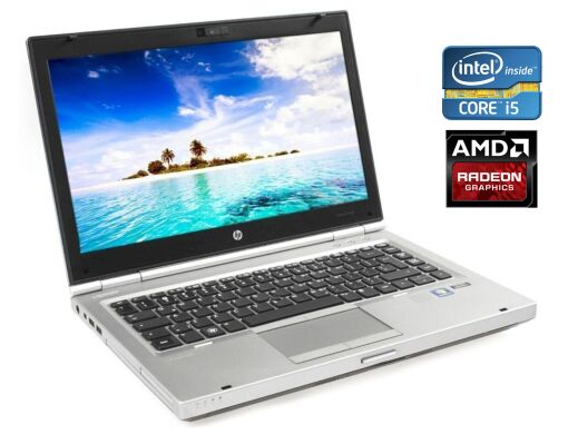 Ноутбук HP EliteBook 8470p / 14" (1600x900) TN / Intel Core i5-3210M (2 (4) ядра по 2.5 - 3.1 GHz) / 8 GB DDR3 / 500 GB HDD / AMD Radeon HD 7570M, 1 GB GDDR5, 64-bit / WebCam / DVD-ROM
