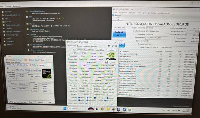 Ігровий ноутбук Dell G7 7588 / 15.6" (1920x1080) IPS / Intel Core i7-8750H (6 (12) ядер по 2.2 - 4.1 GHz) / 16 GB DDR4 / 360 GB SSD / nVidia GeForce GTX 1060, 6 GB GDDR5, 192-bit / WebCam