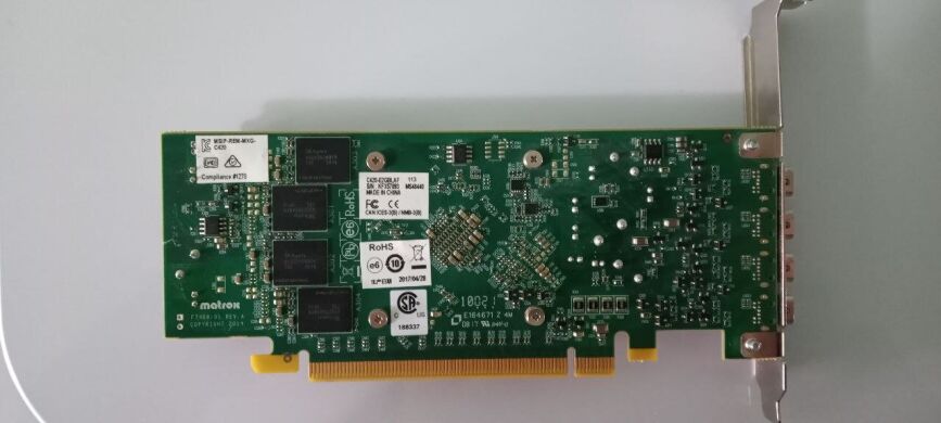 Дискретная видеокарта AMD Radeon C420 LP, 2 GB GDDR5, 128-bit / 4x miniDisplayPort