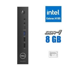 Неттоп Dell WYSE 5070 USFF / Intel Celeron J4105 (4 ядра по 1.5 - 2.5 GHz) / 8 GB DDR4 / 180 GB SSD M.2 / Intel UHD Graphics 600 / 65W / WiFi / Windows 10 Pro