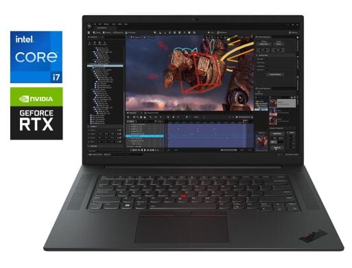 Ігровий ультрабук Б-клас Lenovo ThinkPad P1 Gen 6 / 16" (2560x1600) IPS / Intel Core i7-13700H (14 (20) ядер по 3.7 - 5.0 GHz) / 32 GB DDR5 / 1000 GB SSD M.2 / nVidia RTX 2000 Ada, 8 GB GDDR6, 128-bit / WebCam / Win 11 Pro