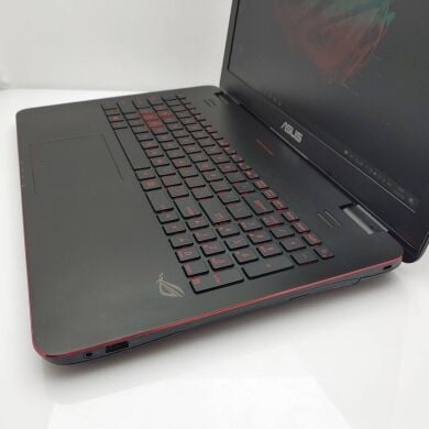 Игровой ноутбук Asus ROG GL551JM / 15.6" (1920х1080) IPS / Intel Core i7-4710HQ (4 (8) ядра по 2.5 - 3.5 GHz) / 16 GB DDR3 / 512 GB SSD+240 GB SSD / nVidia GeForce GTX 860M, 2 GB GDDR5, 128-bit / WebCam / DVD-ROM Игровой ноутбук Asus ROG GL551JM / 15.6" (1920х1080) IPS / Intel Core i7-4710HQ (4 (8) ядра по 2.5 - 3.5 GHz) / 16 GB DDR3 / 512 GB SSD+240 GB SSD / nVidia GeForce GTX 860M, 2 GB GDDR5, 128-bit / WebCam / DVD-ROM
