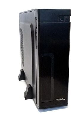Рабочая станция Vinga CS302B SFF / Intel Xeon E5-2630 v3 (8 (16) ядер по 2.4 - 3.2 GHz) / 64 GB DDR4 / 256 GB SSD NVMe M2 / AMD Radeon Pro WX 3100, 4 GB GDDR5, 128-bit / Unlock TB