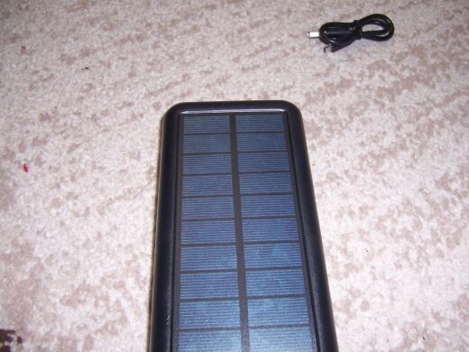 Новий Power Bank PSOOO PS-157 Solar Power / 30000 mAh / 10.5W / 5V/2.1A