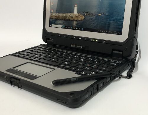 Захищений нетбук-трансформер Panasonic Toughbook CF-20 MK2 / 10.1" (1920x1200) IPS Touch / Intel Core i5-7Y57 (2 (4) ядра по 1.2 - 3.3 GHz) / 8 GB DDR3 / 256 GB SSD / Intel HD Graphics 615 / WebCam / Win 10 Pro Захищений нетбук-трансформер Panasonic Toughbook CF-20 MK2 / 10.1" (1920x1200) IPS Touch / Intel Core i5-7Y57 (2 (4) ядра по 1.2 - 3.3 GHz) / 8 GB DDR3 / 256 GB SSD / Intel HD Graphics 615 / WebCam / Win 10 Pro