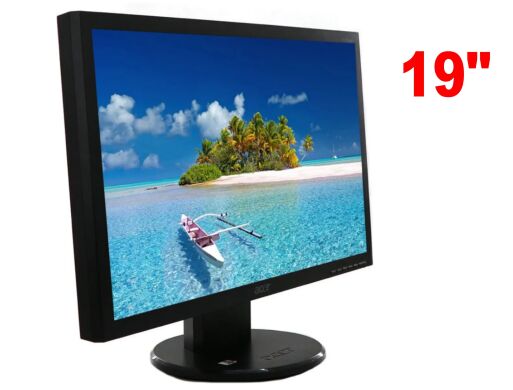 Монитор Б-класс Acer V193HQV / 19" (1366x768) TN / VGA + кабели в комплекте