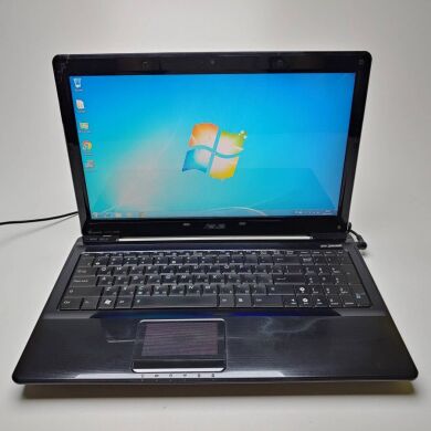 Ігровий ноутбук Asus A52JK / 15.6" (1366x768) TN / Intel Core i3-350M (2 (4) ядра по 2.3 GHz) / 4 GB DDR3 / 240 GB SSD / AMD Radeon HD 4500, 512 MB GDDR3, 64-bit / WebCam / DVD-ROM / Win 7 Home Ігровий ноутбук Asus A52JK / 15.6" (1366x768) TN / Intel Core i3-350M (2 (4) ядра по 2.3 GHz) / 4 GB DDR3 / 240 GB SSD / AMD Radeon HD 4500, 512 MB GDDR3, 64-bit / WebCam / DVD-ROM / Win 7 Home