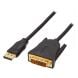 Кабель DVI + Перехідник DisplayPort