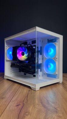 Збірка під замовлення: ігровий ПК Gamdias Aura GC10M ARGB White Tower / AMD Ryzen 5 7500F (6 (12) ядер по 3.7 - 5.0 GHz) / 32 GB DDR5 / 1000 GB SSD M.2 / nVidia GeForce RTX 3080, 10 GB GDDR6X, 320-bit / 850W
