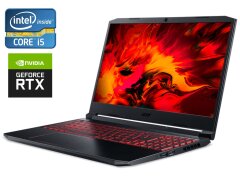 Игровой ноутбук Acer Nitro 5 AN515-55-512M / 15.6" (1920x1080) IPS / Intel Core i5-10300H (4 (8) ядра по 2.5 - 4.5 GHz) / 8 GB DDR4 / 512 GB SSD / nVidia GeForce GTX 1650, 4 GB GDDR5, 128-bit / WebCam / Win 11 Home
