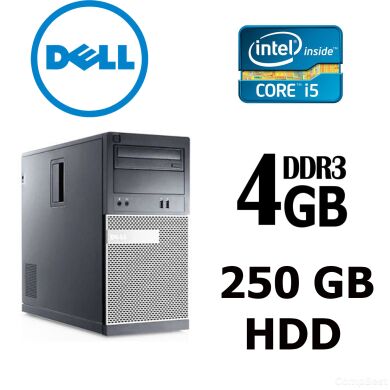 Dell Optiplex 3010 ATX / Intel® Core™ i5-3470 (4 ядра по 3.2 - 3.6 GHz) / 4GB DDR3 / 250GB 